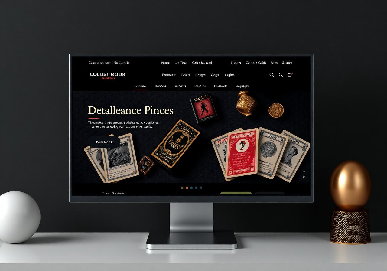 Trade-collector.com Shopify store design